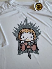 2XL Custom Hello Kitty Game of Thrones T-shirt