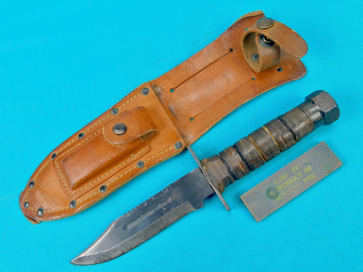 US Vietnam Era Japan Made Jet Pilot Survival Fighting Knife w