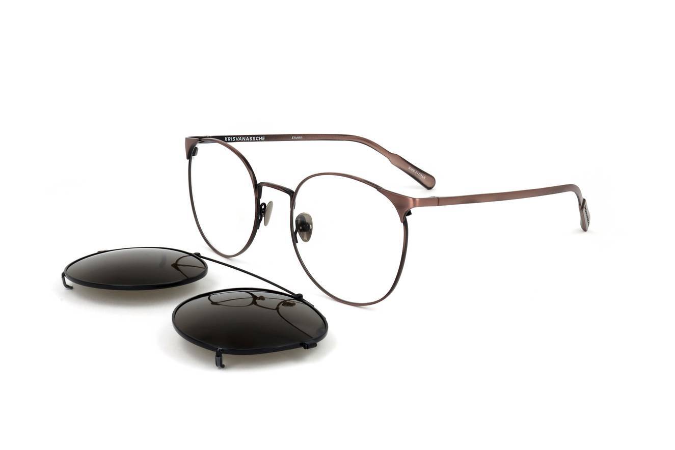 Occhiali da Sole Kris Van Assche by Linda Farrow KVA69  BRONZE 55/21/ Uomo