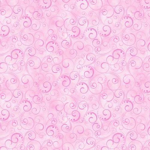 Benartex Swirling Splendor - Extra Wide Swirl Texture - Pink # 9705W-01 - Bild 1 von 1