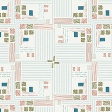 Feline Drive Fabric BOUNTIFUL Tartan Field Snow - Fat Quarter 18"x22" FQ