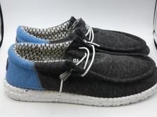 Hey Dude Mens Wally Funk Blue Cream 
