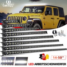 Silm 14-50Zoll LED Driving Light bar Lichtbalken Arbeitsscheinwerfer Offroad 4X4