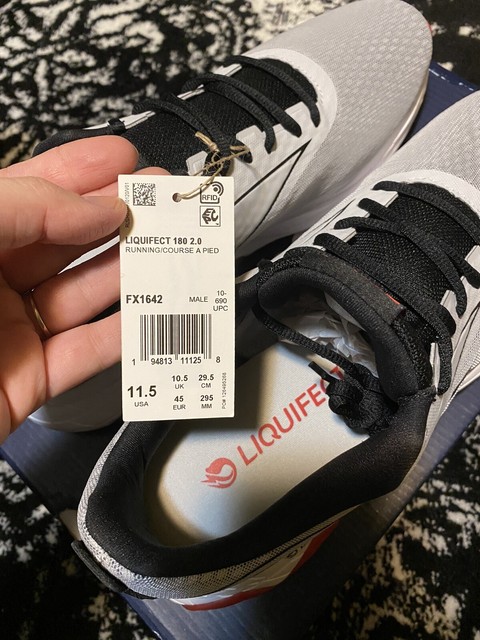 Size 11.5 - Reebok Liquifect 180 2 Gray 
