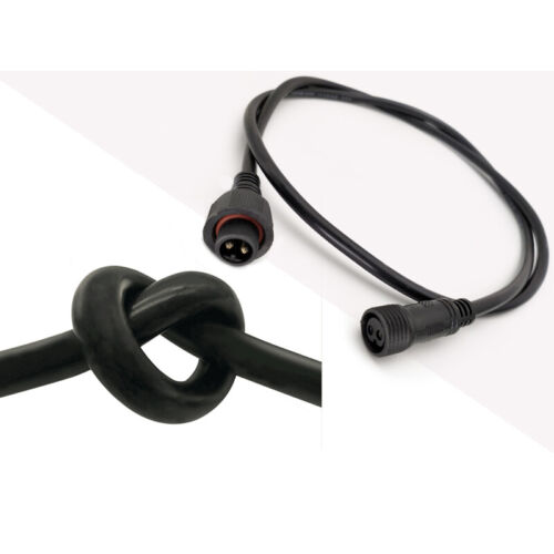 2 Pin Waterproof Extension Cable Connector Male Female Outdoor Led Light IP67 - Picture 10 of 12