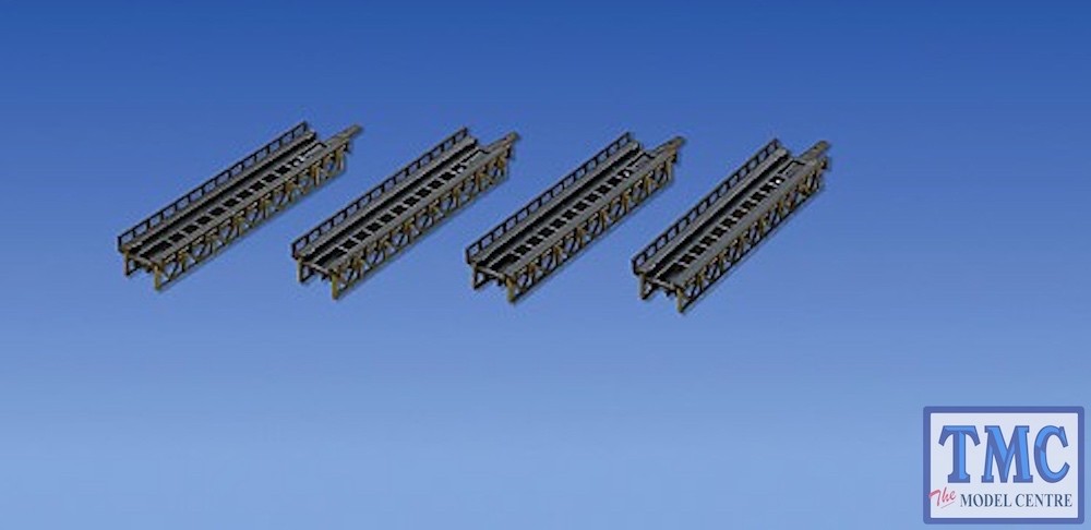 Faller 282901 4 X Bridge Sections Straight Each 110mm Z Gauge