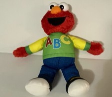 Hasbro - Playskool - Sesame Street Singing ABC Elmo Plush EUC Tested Works