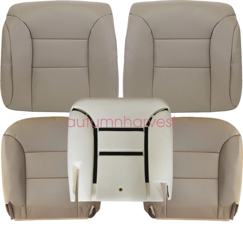Funda de asiento de conductor y pasajero Chevy Suburban 1995-1999 y cojín de espuma para conductor Foto 3 de 4