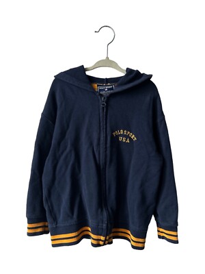 90s POLO SPORT Ralph Lauren カデットコートネイビー vintage polo sport by ralph lauren full zip hoodie jacket youth
