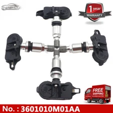 4x New TPMS Tire Pressure Sensor 3601010M01AA For ChangAn CS95 CS75 CS15 433MHz