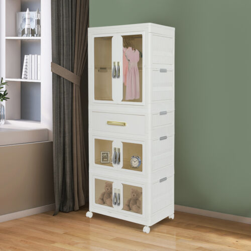 Clothes Storage Cabinet Free Standing Storage Organizer Baby Clothes Cabinet
