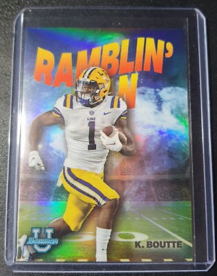Kayshon Boutte - Bowman University Chrome 2022 - Patriots - Ramblin' Man