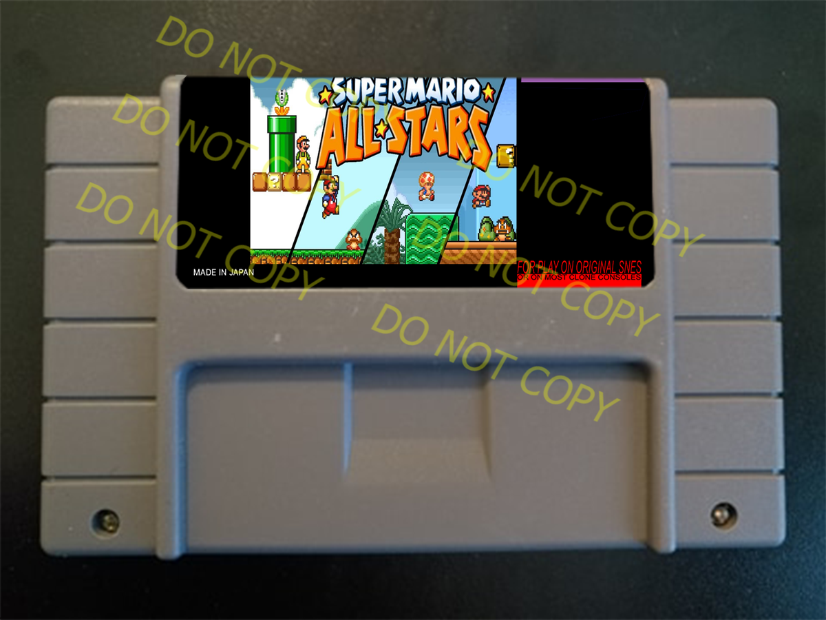 Super Mario All-Stars Enhanced USA English For Super Nintendo