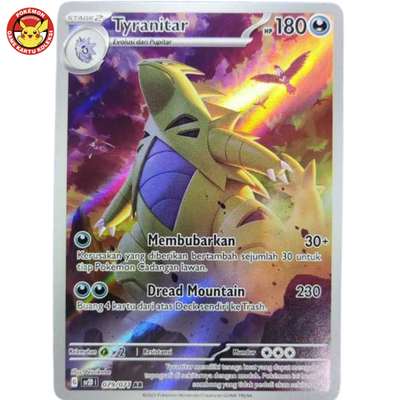 Tyranitar SV2D 079/071 AR IR Clay Burst Pokemon Indonesia | eBay