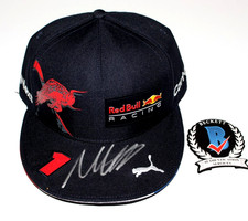 MAX VERSTAPPEN SIGNED OFFICIAL RED BULL RACING F1 FORMULA 1 HAT CAR BECKETT COA