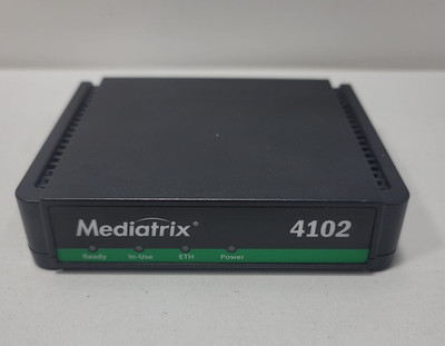 Mediatrix 4102S 2 Port Analog Phone Adapter   Analog to SIP VoIP   No AC Cable