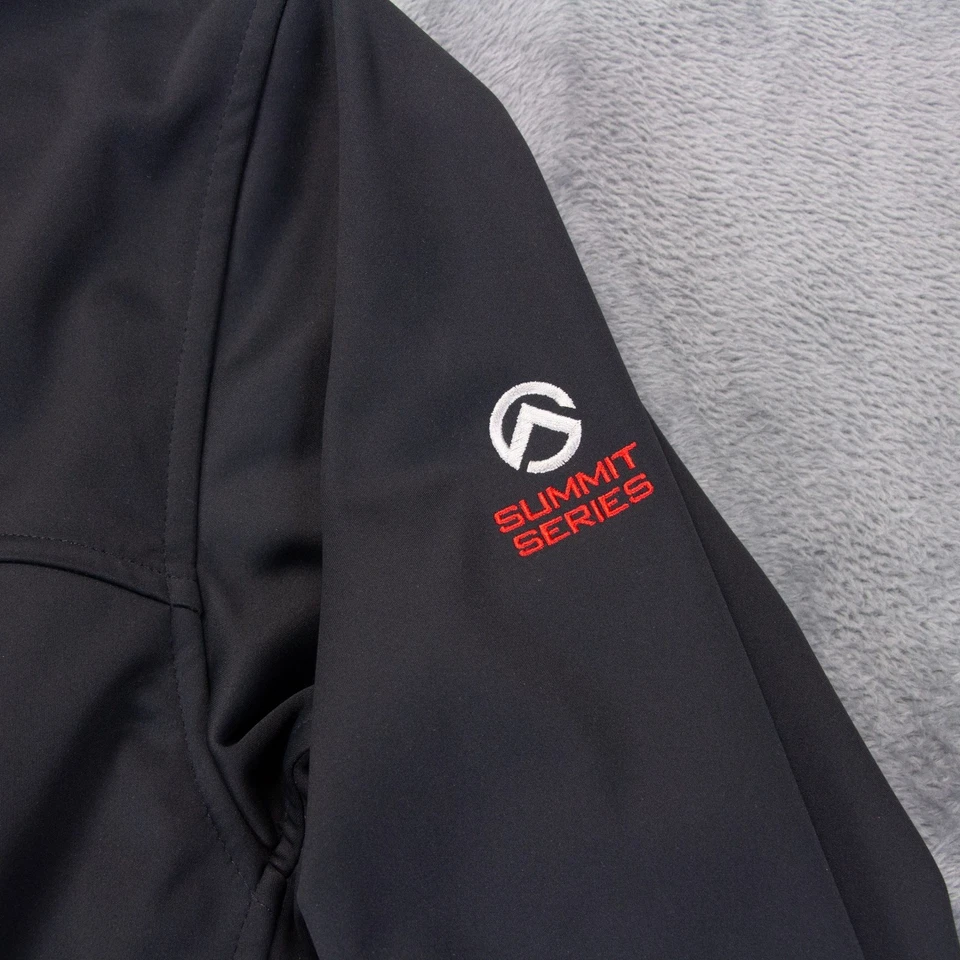 North Face Summit Series Mens XL Black Fleece Lined Windstopper Softshell Jacket - Image 4 of 4