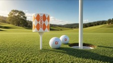 2 Dunkin x TaylorMade Limited Ed Golf Balls  Dunkin Tee Cup Beverage Holder Set