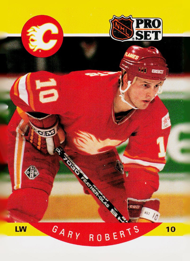 1990-91 Pro Set #45 Gary Roberts