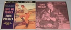 ELVIS PRESLEY: LOVE ME TENDER; Two 45 Records; 1956 EP & Single; Picture Sleeves