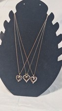 Italia 14K Rose Gold Layered Heart Charm Pend...