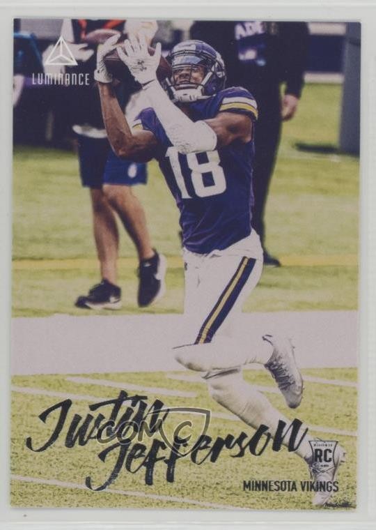 2020 Panini Chronicles Luminance Update Rookies Justin Jefferson #217 7rf