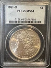 1881-O Morgan Dollar PCGS MS64 Not Common