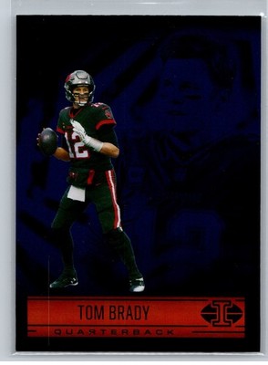 2021 Panini Illusions #36 Tom Brady Trophy Collection Sapphire