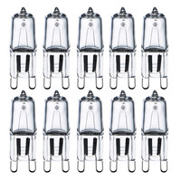 G9 Halogenlampen Dimmbar 28W 29W 320Lm 2800K Warmweiß 10Er Set 230V T3 Sockel