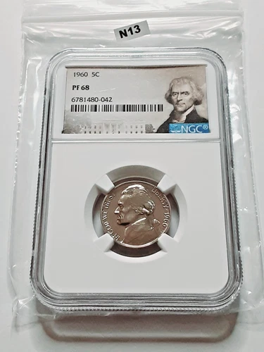 1960-P Jefferson Nickel Proof — photo from the most recent tracked eBay sale