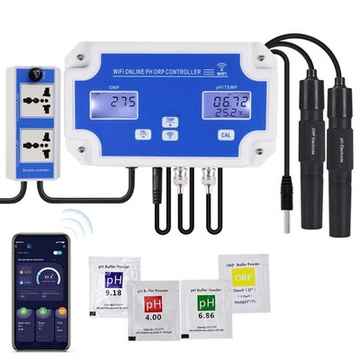  Duty Free Smart pH ORP Controller w/ Remote App Monitoring & Dosing in Water