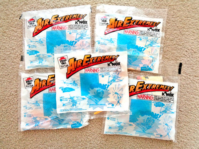 Pizza Hut For Kids 1994 Air Extreme Vehicles Complete Set of 5