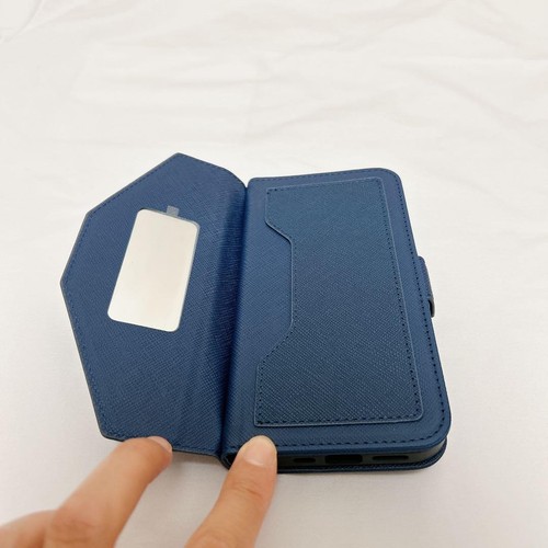 iPhone 14 Pro Card Holder Case Stand Wallet with Strap Hole Slim Design - 第 2/4 張圖片