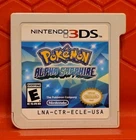 New ListingPokémon Alpha Sapphire (Nintendo 3DS, 2014) Game Cartridge Only Tested Authentic