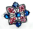 3CT Heat Treated Kyanite 925 Solid Sterling Silver Filigree Ring Sz 6 F6-5 — photo 2