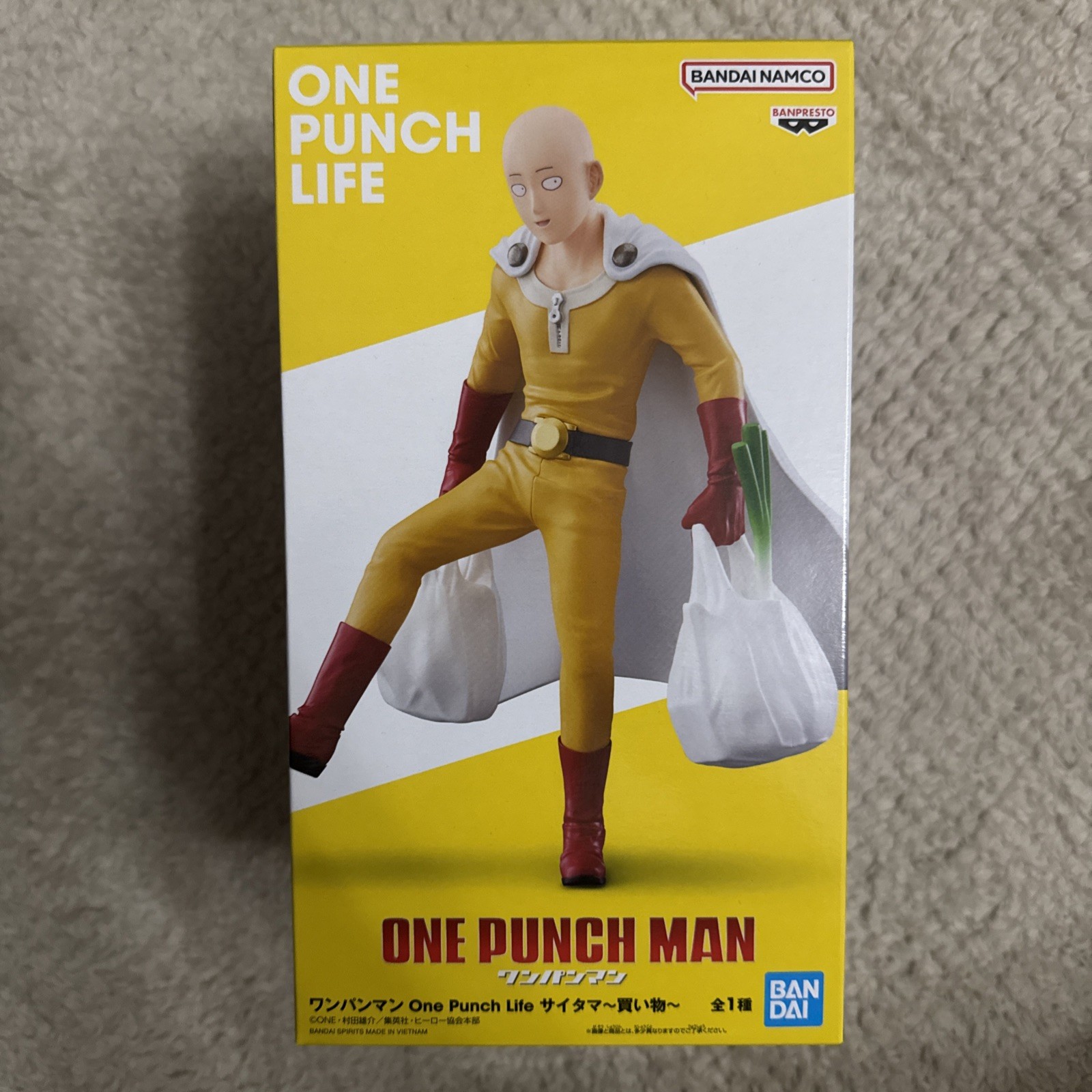 One Punch Man Saitama Shopping One Punch Life Figure BANPRESTO New UK