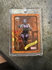 2025 Topps Chrome Marvel Nebula Orange Lava Refractor 11/25 #167