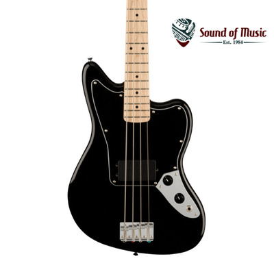 Squier Affinity Series Jaguar Bass H, Maple Fingerboard, Black Pickguard - Black