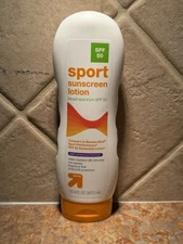 Up & Up Sport Sunscreen Lotion Broad Spectrum SPF 50 10.4 fl oz Exp 06/2027