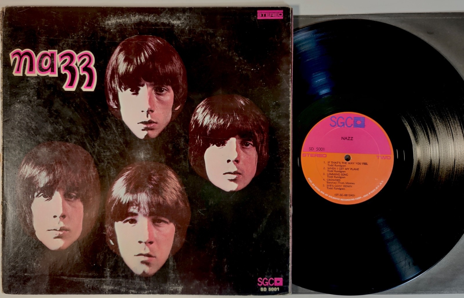 Nazz Self-Titled LP Psych Todd Rundgren
