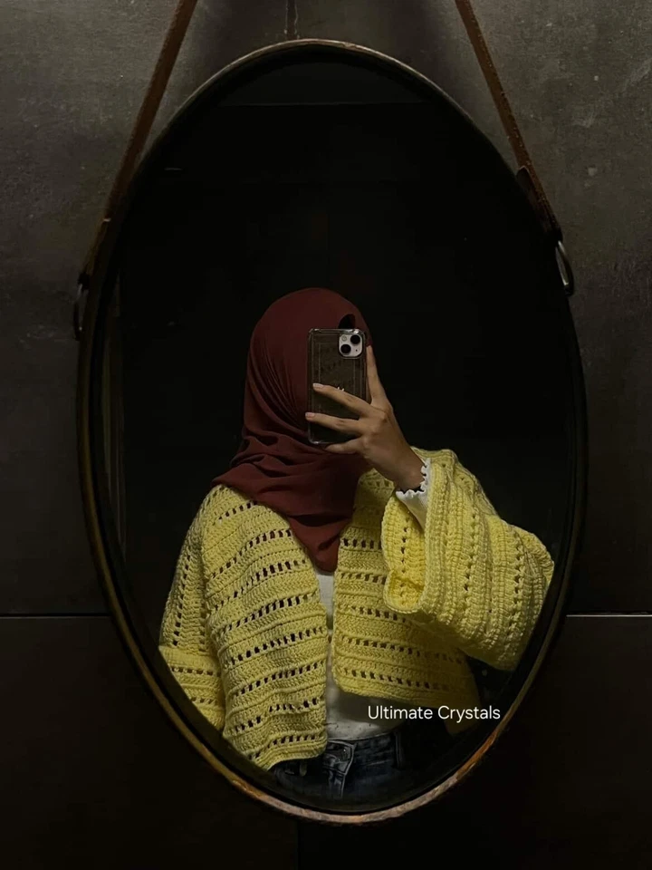 Handmade Crochet Cardigan - Oversized Fit, Cozy & Stylish Women's Sweater  - Image 4 of 4