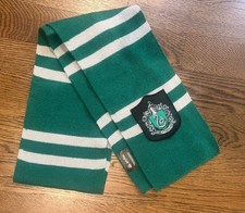 Slytherin Scarf Wizarding World of Harry Potter Green Gray Striped 50" x 6.5"