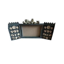 Mini China Cabinet Picture Frame • Cottagecore • Miniature Dishes Decor