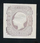 PORTUGAL   1862-64 - KING LUÍS I  - 100R  LILAC - 1885 REPRINT