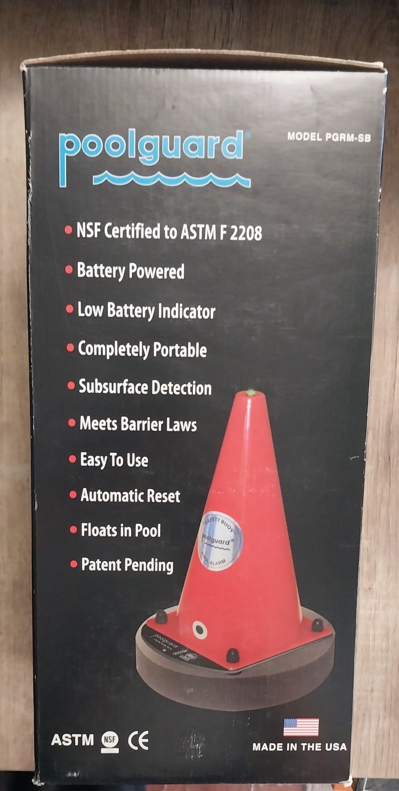 Poolguard PGRM-SB Above Ground Swimming Pool Safety Buoy For Pool Alarm New  .