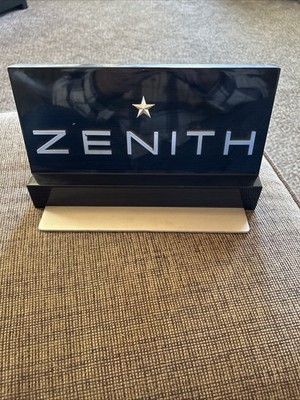 Zenith Watch dealer display 11 x6.5 