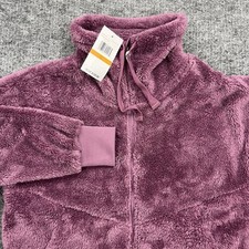 Spyder Jacket Womens Small Purple Tulipwood Fleece Full Zip Sweater Coat