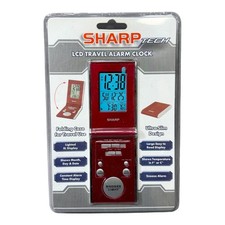 NEW Sharp Tech LCD Travel Alarm Clock Ultra-S...