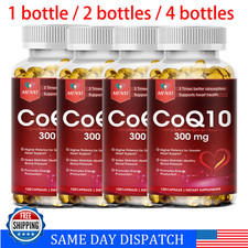 CoQ10 Coenzyme Q10 300mg 120 Capsules Heart Support NON GMO