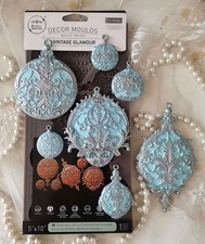 Vintage Glamour 5" x 10" Silicone Mould Redesign with Prima